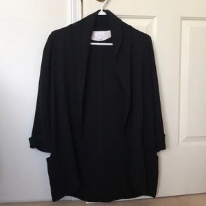 Black Wilfred Chevalier Blazer (size 4) Aritzia